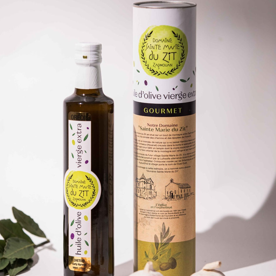 Coffret "Oréoil" huile d’olive vierge extra chétoui (500ml)
