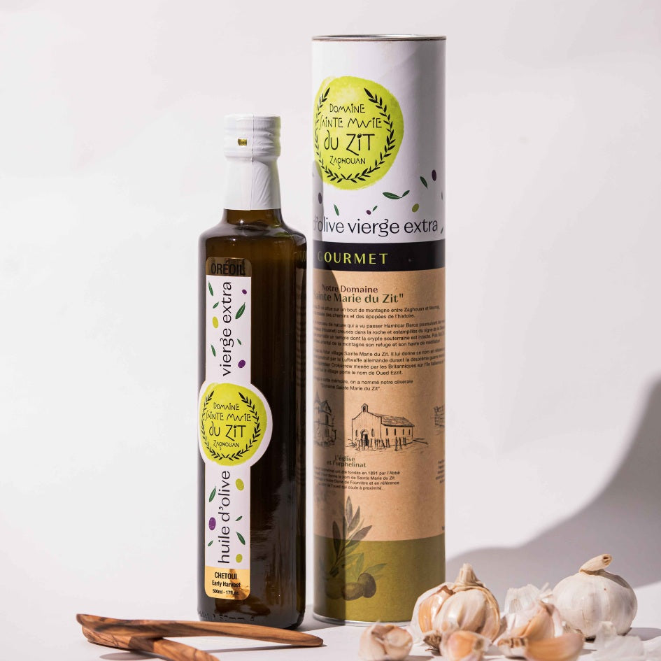 Coffret "Oréoil" huile d’olive vierge extra chétoui (500ml)