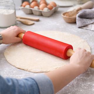 Rouleau à Pâtisserie En Bois Avec Planche Chakla Belan Pour Roti Et Chapati - Ensemble Marron En Sheesham