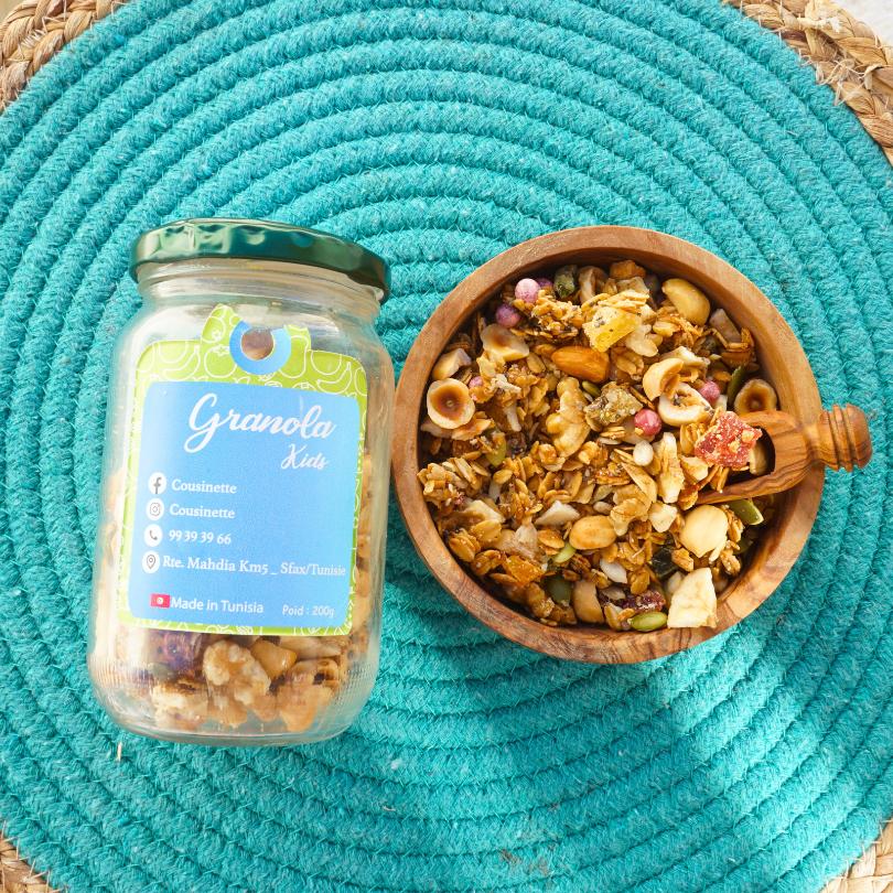 Granola kids 100% naturel fait maison