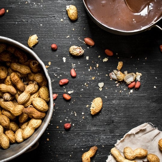 Pâte à tartiner cacahuète et chocolat au lait