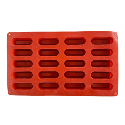 Moule Biscuit Rectange En Silicone - 20 pièces