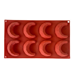 Moule Biscuit Croissant En Silicone - 6 pièces