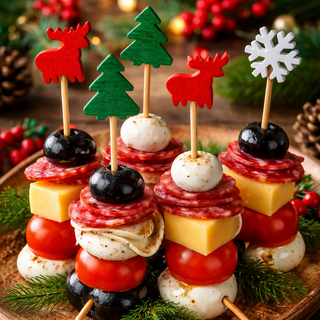 Piques en Bambou de Noël