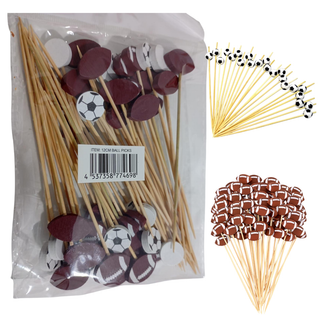 Piques en Bambou Ballon