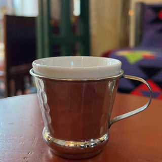 Service à Café en Cuivre Ciselé