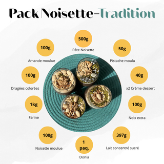 Pack Mouled Noisette Tradition