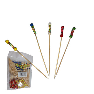 Piques décoratifs en bambou