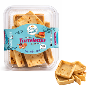 Mini Tartelettes Carrées à Garnir / 10 pièces