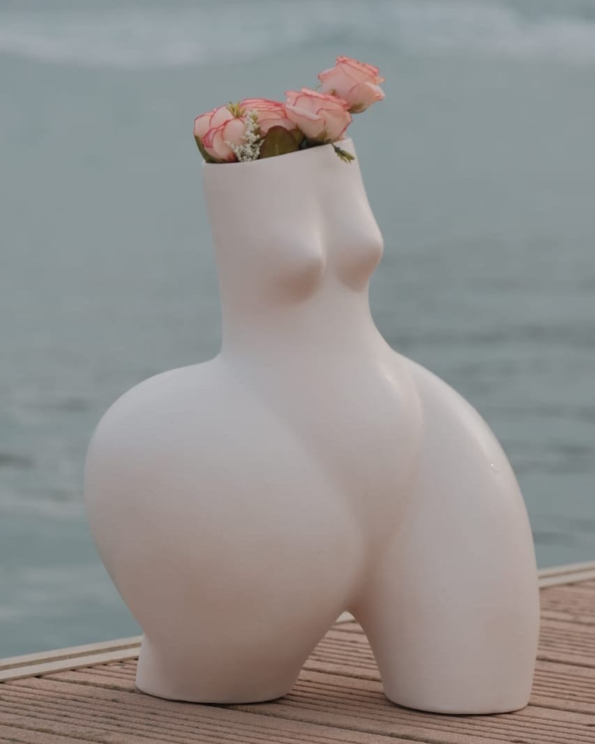 FOUFOUN® Women Shape Big Vase