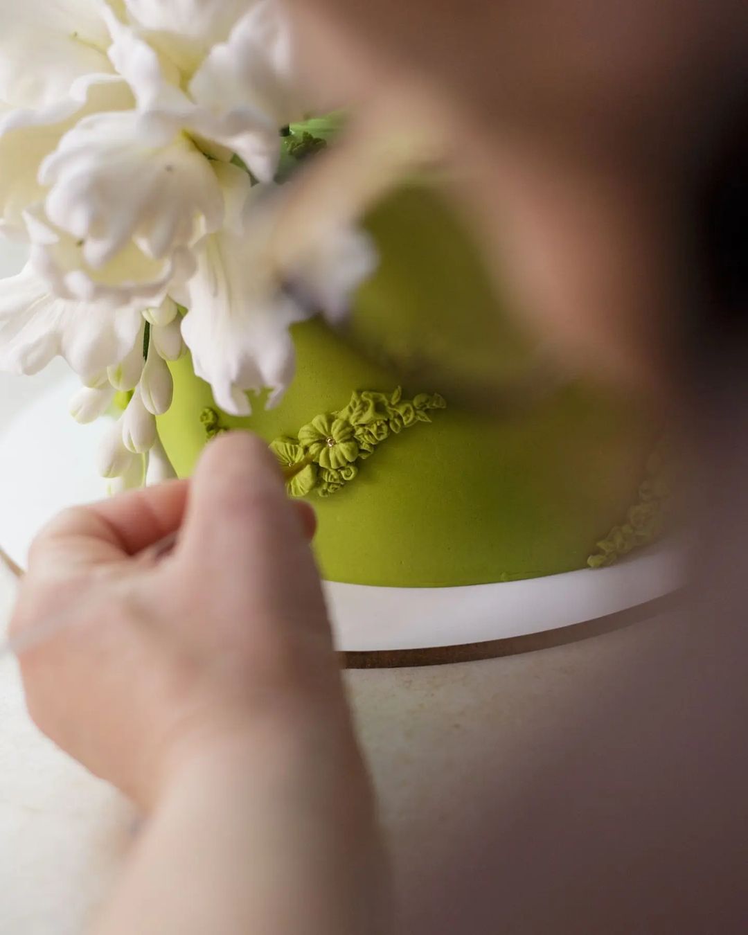 Fleurs "Rami calla" en sucre comestibles