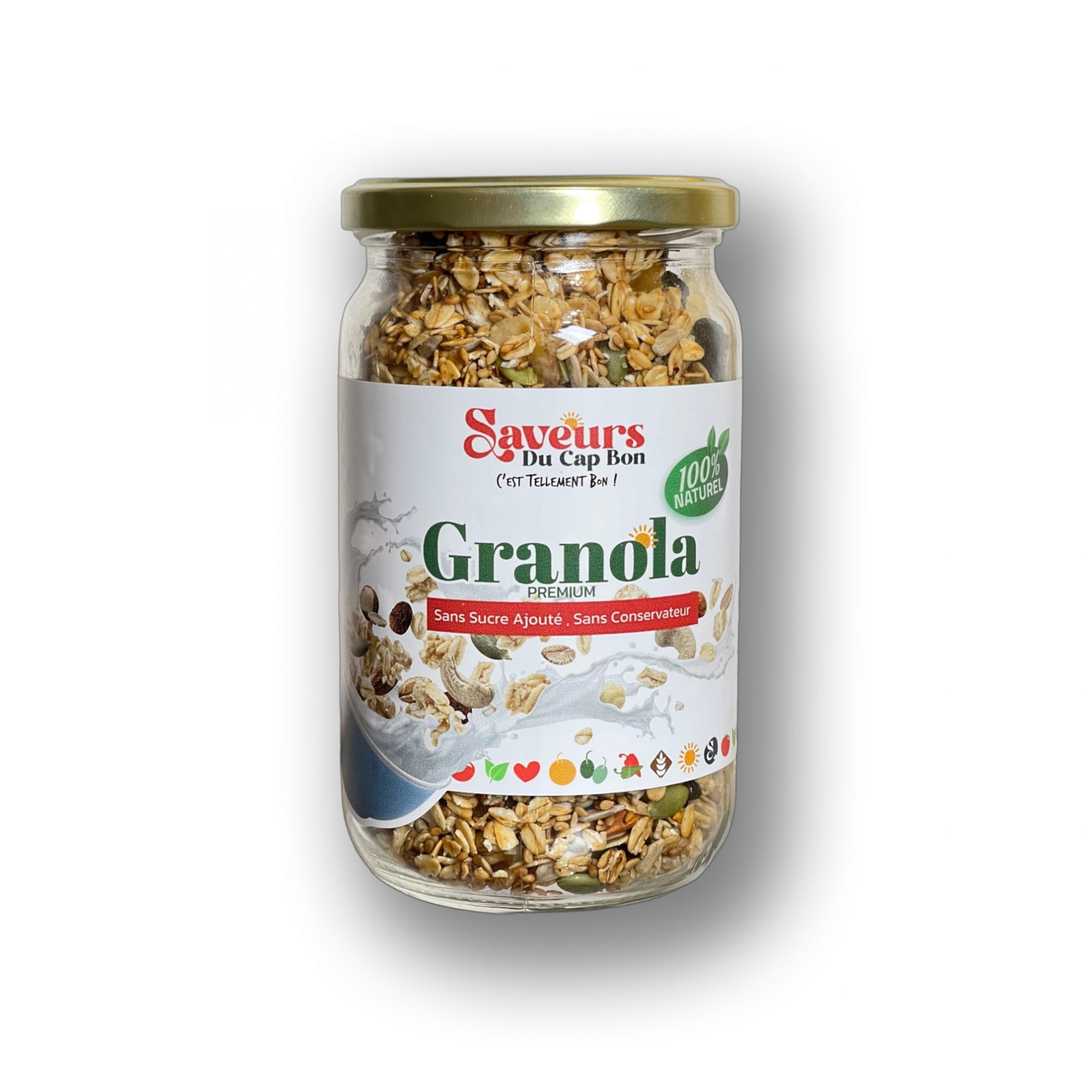 Granola Pot énergétique de fruits séchées, miel organique & grains nutritifs 180g
