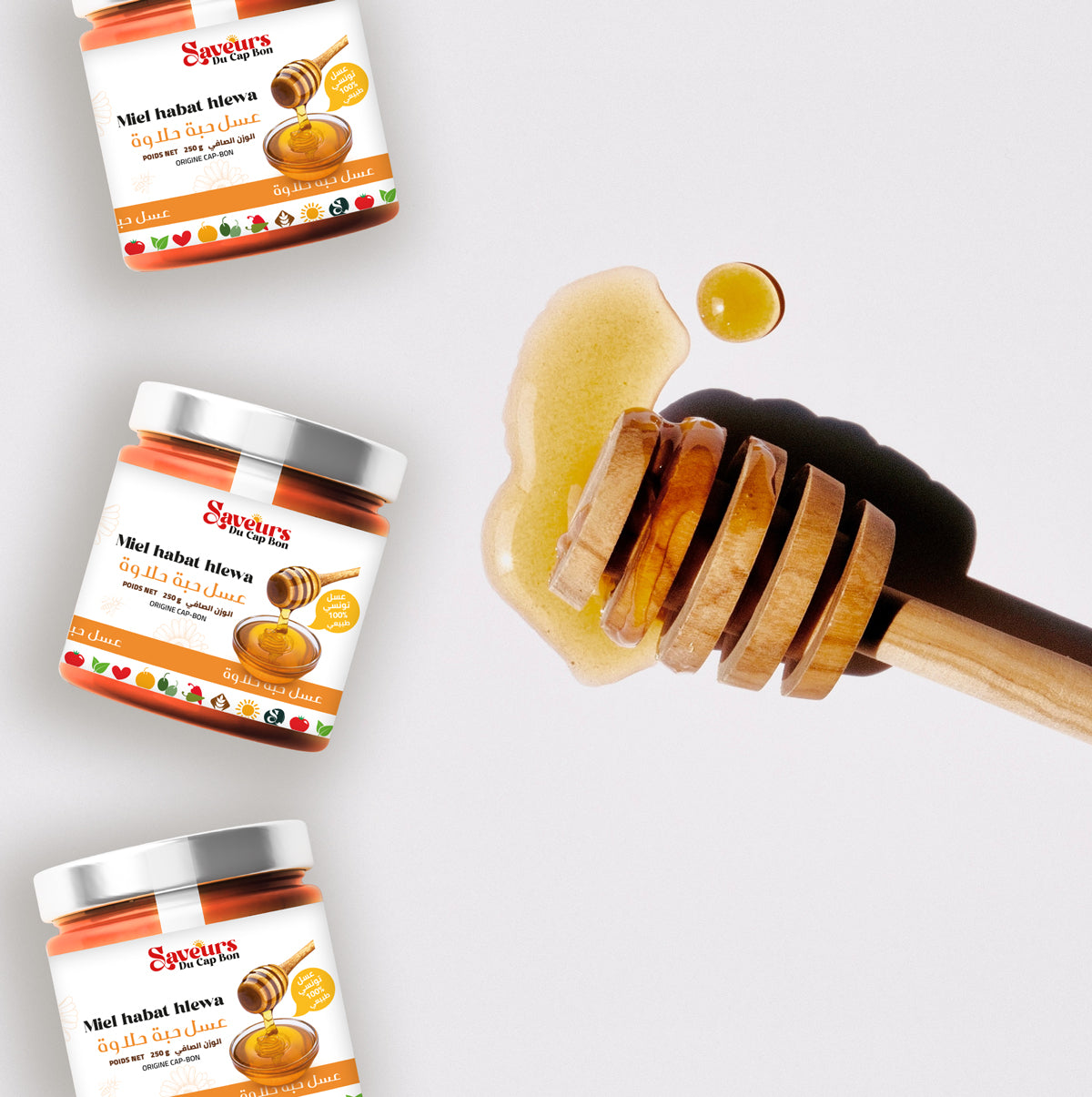 Miel Naturel Graines d'anis – عسل حبة حلاوة